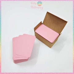 [HOTIS] Hộp 100 tờ thẻ cứng/ bưu thiếp trống/ thẻ vẽ tay/ bìa cứng 2 mặt/ thẻ graffiti/ handmade DIY - 9x5.4cm
