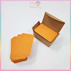 [HOTIS] Hộp 100 tờ thẻ cứng/ bưu thiếp trống/ thẻ vẽ tay/ bìa cứng 2 mặt/ thẻ graffiti/ handmade DIY - 9x5.4cm