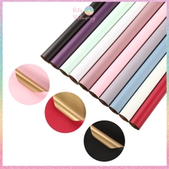 [HOTIS] [MUA TỐI THIỂU 5 TỜ] Giấy gói quà giấy bó hoa 2 mặt 2 màu không thấm nước phong cách Hàn Quốc - KT 56x56cm