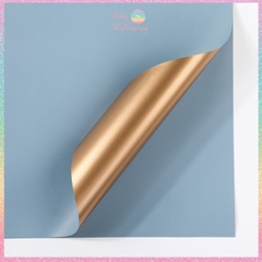 [HOTIS] [MUA TỐI THIỂU 5 TỜ] Giấy gói quà giấy bó hoa 2 mặt 2 màu không thấm nước phong cách Hàn Quốc - KT 56x56cm