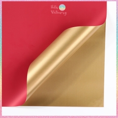 [HOTIS] [MUA TỐI THIỂU 5 TỜ] Giấy gói quà giấy bó hoa 2 mặt 2 màu không thấm nước phong cách Hàn Quốc - KT 56x56cm