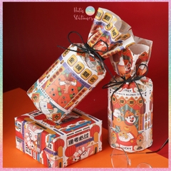 [HOTIS] Set 6 tờ Giấy gói quà tặng Sinh Nhật, giấy bao tập vở, giấy gói quà cao cấp, khổ lớn - KT 50x70cm