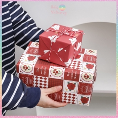 [HOTIS] Set 6 tờ Giấy gói quà tặng Sinh Nhật, giấy bao tập vở, giấy gói quà cao cấp, khổ lớn - KT 50x70cm