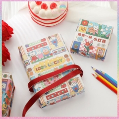[HOTIS] Set 6 tờ Giấy gói quà tặng Sinh Nhật, giấy bao tập vở, giấy gói quà cao cấp, khổ lớn - KT 50x70cm
