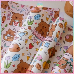[HOTIS] Set 6 tờ Giấy gói quà tặng Sinh Nhật, giấy bao tập vở, giấy gói quà cao cấp, khổ lớn - KT 50x70cm
