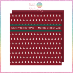 [HOTIS] Set 5 Tờ Giấy Gói Quà Noel Ánh Kim Sang Trọng 57x57cm - Giấy Gói Quà Giáng Sinh Cao Cấp Chống Thấm