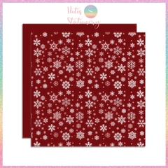 [HOTIS] Set 5 Tờ Giấy Gói Quà Noel Ánh Kim Sang Trọng 57x57cm - Giấy Gói Quà Giáng Sinh Cao Cấp Chống Thấm