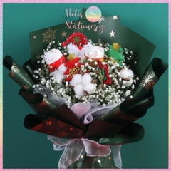 [HOTIS] Set 5 Tờ Giấy Gói Quà Noel Ánh Kim Sang Trọng 57x57cm - Giấy Gói Quà Giáng Sinh Cao Cấp Chống Thấm