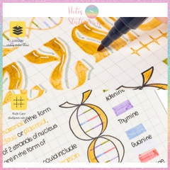 [HOTIS] Sổ Lite Binder B5 120 Trang KLONG Dash Caro/ Line - Còng Nhựa 2 Đầu, Bìa PP Chống Nước, Ghi Chép Linh Hoạt