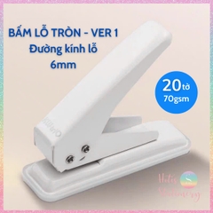 [HOTIS] VER 1 / VER 2 Bấm lỗ tròn 1 lỗ KW-triO dùng cho sổ còng binder DIY bullet journal