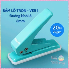 [HOTIS] VER 1 / VER 2 Bấm lỗ tròn 1 lỗ KW-triO dùng cho sổ còng binder DIY bullet journal