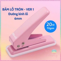 [HOTIS] VER 1 / VER 2 Bấm lỗ tròn 1 lỗ KW-triO dùng cho sổ còng binder DIY bullet journal