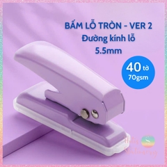 [HOTIS] VER 1 / VER 2 Bấm lỗ tròn 1 lỗ KW-triO dùng cho sổ còng binder DIY bullet journal