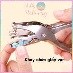 [HOTIS] Kìm bấm lỗ giấy 3mm / 6mm KW-triO làm sổ còng, planner, bullet journal, flashcard, tag