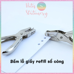 [HOTIS] Kìm bấm lỗ giấy 3mm / 6mm KW-triO làm sổ còng, planner, bullet journal, flashcard, tag