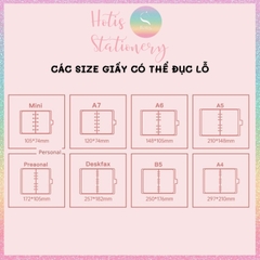 [HOTIS] Bấm lỗ giấy A7/ A6/ A5/ B5 KW-triO làm ruột sổ còng binder 6/ 9 lỗ