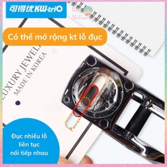 [HOTIS] Kìm bấm lỗ bầu dục KW-triO, kìm đục lỗ thẻ nhân viên, tag giấy - Slot punch 9772