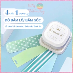 [HOTIS] Dụng cụ bấm lỗ bấm góc tag giấy 4 kiểu KW-triO làm thiệp DIY