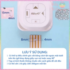 [HOTIS] Dụng cụ bấm lỗ bấm góc tag giấy 4 kiểu KW-triO làm thiệp DIY