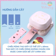 [HOTIS] Dụng cụ bấm lỗ bấm góc tag giấy 4 kiểu KW-triO làm thiệp DIY