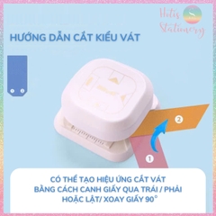 [HOTIS] Dụng cụ bấm lỗ bấm góc tag giấy 4 kiểu KW-triO làm thiệp DIY