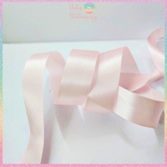 [HOTIS]  Lẻ 1m/ 5m - Ruy băng lụa satin trơn làm nơ, buộc hoa, gói quà - Bản rộng 2.5cm