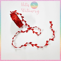 [HOTIS]  [Lẻ 1m/ 5m] Ruy băng lụa lá cây