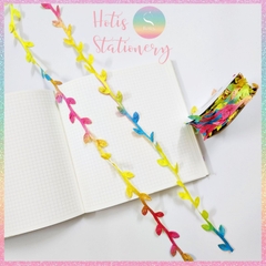 [HOTIS]  [Lẻ 1m/ 5m] Ruy băng lụa lá cây