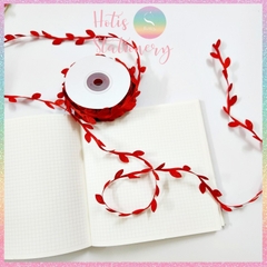 [HOTIS]  [Lẻ 1m/ 5m] Ruy băng lụa lá cây