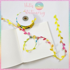 [HOTIS]  [Lẻ 1m/ 5m] Ruy băng lụa lá cây