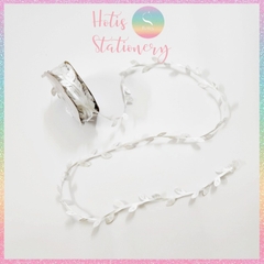 [HOTIS]  [Lẻ 1m/ 5m] Ruy băng lụa lá cây