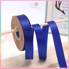 [HOTIS] Cuộn 33m/ 80m Ruy băng lụa satin trơn làm nơ, bó hoa, gói quà - Bản rộng 2.5cm
