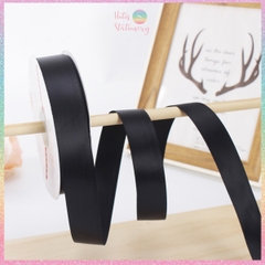 [HOTIS] Cuộn 33m/ 80m Ruy băng lụa satin trơn làm nơ, bó hoa, gói quà - Bản rộng 2.5cm