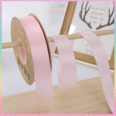 [HOTIS] Cuộn 33m/ 80m Ruy băng lụa satin trơn làm nơ, bó hoa, gói quà - Bản rộng 2.5cm