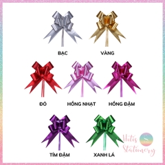 [HOTIS] Set 5 cái Nơ bóng dây rút, nơ bướm rút bông lớn, gói quà sinh nhật, tiệc cưới, giỏ quà tết, quà tặng khách hàng
