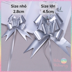 [HOTIS] Set 5 cái Nơ bóng dây rút, nơ bướm rút bông lớn, gói quà sinh nhật, tiệc cưới, giỏ quà tết, quà tặng khách hàng