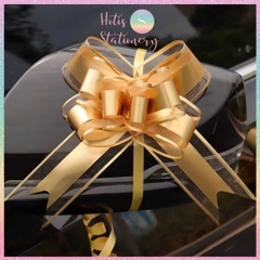 [HOTIS] Set 5 cái Nơ bướm phối ren 5cm, gói quà sinh nhật, tiệc cưới, giỏ quà tết, quà tặng khách hàng