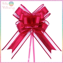 [HOTIS] Set 5 cái Nơ bướm phối ren 5cm, gói quà sinh nhật, tiệc cưới, giỏ quà tết, quà tặng khách hàng