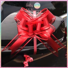 [HOTIS] Set 5 cái Nơ bướm phối ren 5cm, gói quà sinh nhật, tiệc cưới, giỏ quà tết, quà tặng khách hàng