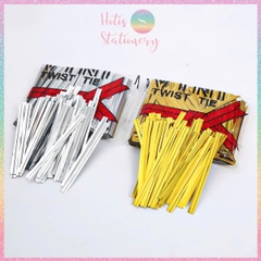 [HOTIS] Dây kẽm buộc túi bánh kẹo, dây kẽm bọc nhựa trang trí, gói quà