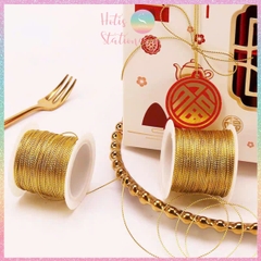 [HOTIS] Cuộn 23m dây kim tuyến sợi 1mm dùng gói quà, treo tag, gói quà Tết, quà Giáng Sinh