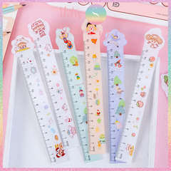 [HOTIS] Thước nhựa 15cm / 20cm in họa tiết hoạt hình dễ thương