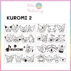 [HOTIS] Thước nhựa rỗng vẽ họa tiết dễ thương- Set 4 hoặc 8 cái