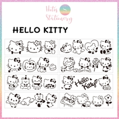 [HOTIS] Thước nhựa rỗng vẽ họa tiết dễ thương- Set 4 hoặc 8 cái