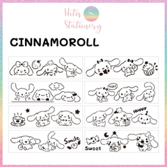 [HOTIS] Thước nhựa rỗng vẽ họa tiết dễ thương- Set 4 hoặc 8 cái