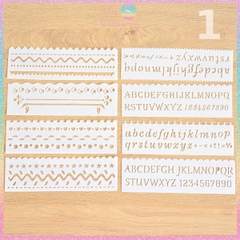 [HOTIS] Thước nhựa rỗng vẽ họa tiết dễ thương- Set 4 hoặc 8 cái