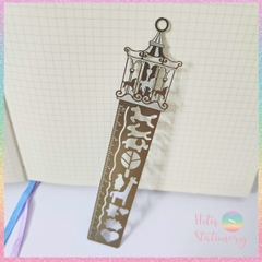 [HOTIS] Thẻ đánh dấu sách Ruler Bookmark thẻ kẹp sách thước rỗng vẽ họa tiết độc đáo