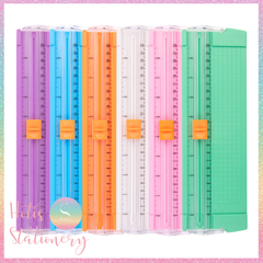 [HOTIS] 10 MÀU - Bàn Cắt Giấy Mini A5 Có Thước Gấp – Dụng Cụ Handmade, DIY Chính Xác & Tiện Lợi