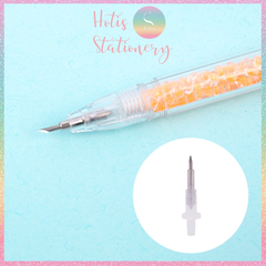 [HOTIS] 18 MÀU - Bút khắc họa tiết trên giấy/ sticker thân bút trang trí hạt màu xinh xắn