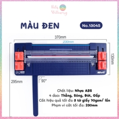 [HOTIS] Bàn cắt giấy A5/A4 KW-triO Light Trimmer 4in1, 4 dao cắt/ 4 kiểu/ 2 chiều/ có thước gấp - No.13045